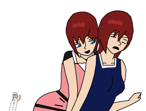 double kairi butt slap with namine